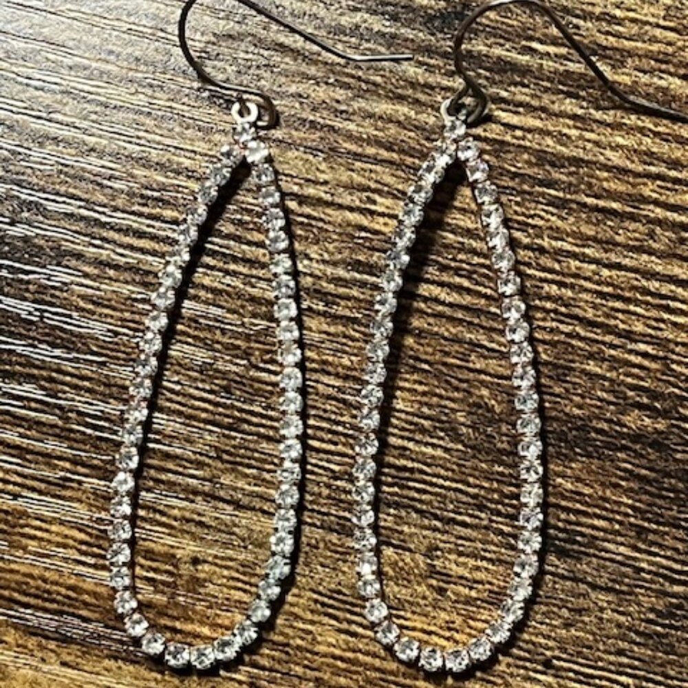 Rhinestone Dangle Earrings
